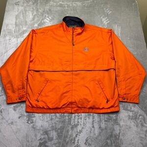 Cutter Buck Orange Illinois Fighting Illini CB WeatherTec Jacket XXL Grunge